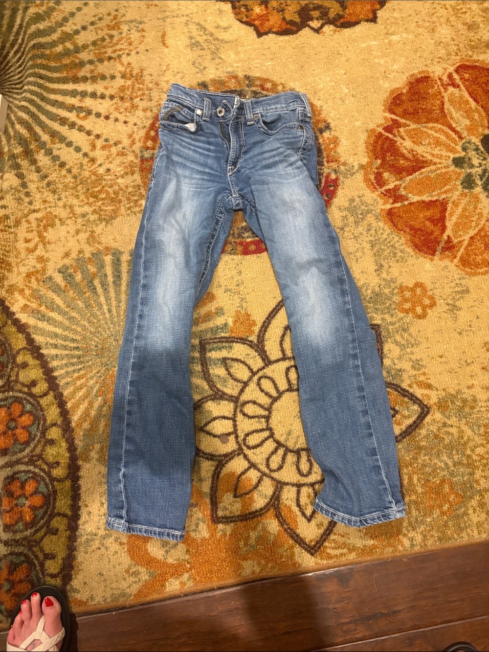 Blue Boys Straight-Leg Jeans